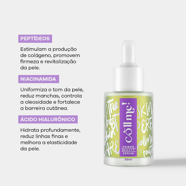 Power Beauty Serum e Hidratante Facial Barreira