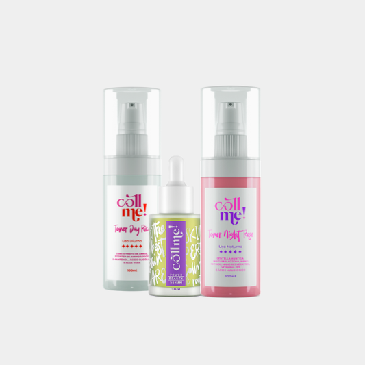 Combo Toner Day, Toner Night e Power Beauty Sérum