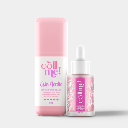 Kit Skin Needle e Exo-C Pink Sérum