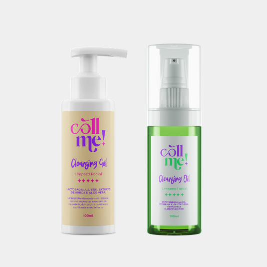 Dupla Limpeza: Cleasing Oil e Cleasing Gel