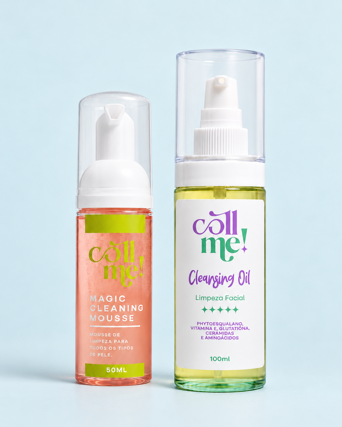 Dupla Limpeza: Cleansing Oil e Cleaning Mousse Espuma