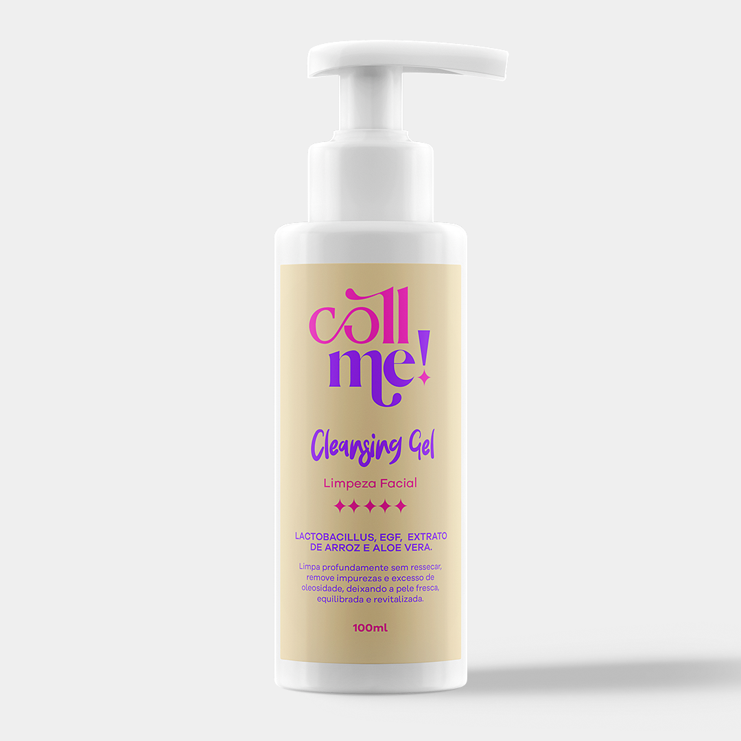 CollMe! Cleansing Gel - gel de limpeza facial para pele sensível com aloe vera
