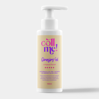 CollMe! Cleansing Gel - gel de limpeza facial para pele sensível com aloe vera