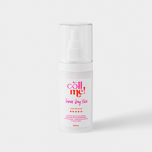 Toner Day Rice CollMe! — toner facial com extrato de arroz e ácido glicólico.