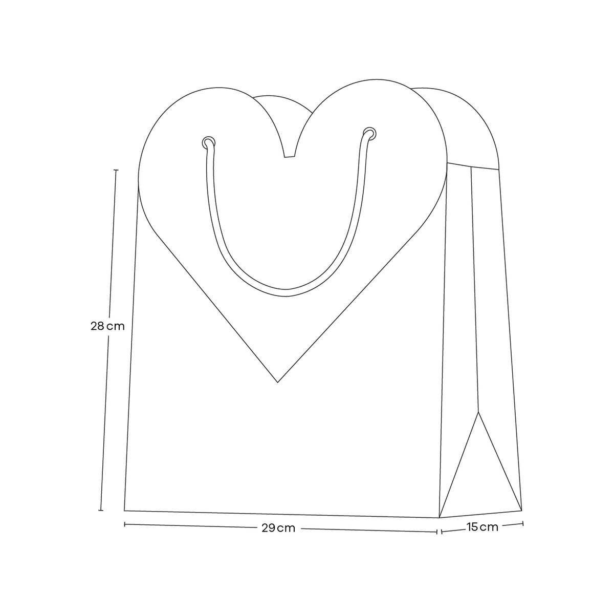 Sacola para Presente Love CollMe