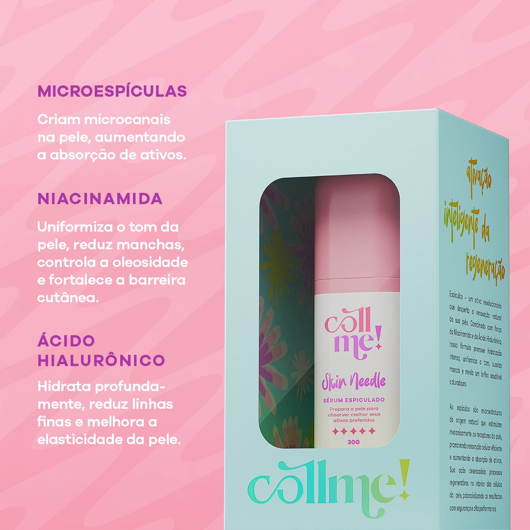 Kit Skin Needle e Exo-C Pink Sérum